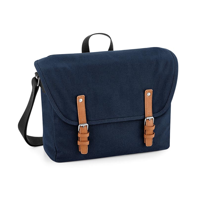 Vintage messenger - French Navy One Size